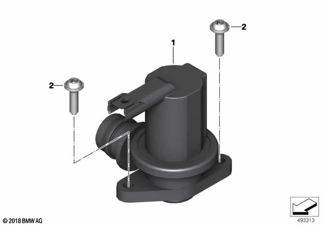 11737708937 - Engine Electrical System: Switching Valve, Secondary Air Injection -  for BMW-Motorrad Image