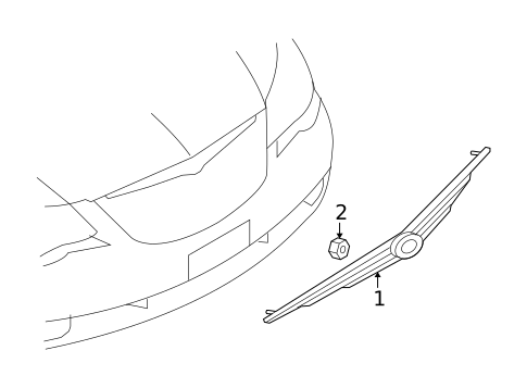 Exterior Trim - Hood for 2010 Chrysler Sebring #0