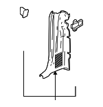 10384235 - Body: Lower Trim Panel for Chevrolet: Colorado | GMC: Canyon Image