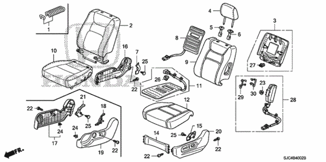 Front Seat (L.) (2) for 2011 Honda Ridgeline #0