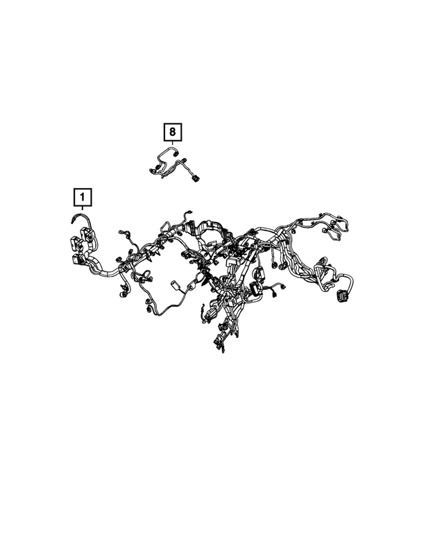 68521718AB - Electrical: Engine Wiring for Mopar Image