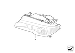 63126920605 - Lighting: Headlight Left, Turn Indicator Yellow for BMW Image