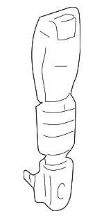 8883038301LK - : 2001-2003 Hyundai - Buckle for Hyundai: XG300, XG350 Image