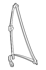 8881039500LK - Electrical: Belt &amp; Retractor for Hyundai: XG300, XG350 Image