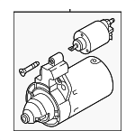 59911021K - : Starter for Audi: A6 Quattro, A7 Quattro, A8 Quattro, Q5 Image