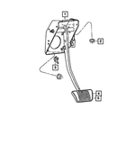 68303341AC - : Non Adjustable Pedal Assembly for Mopar Image