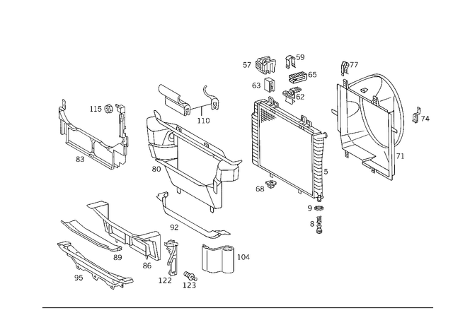 910104006001 - Radiator: Nut-and-Washer Assembly for Mercedes-Benz: 180C, 250, 300S, C230, C240, C250, C280, C300, C32 AMG, C320, C350, C55 AMG, C63 AMG, CL500, CL55 AMG, CL550, CL600, CL63 AMG, CL65 AMG, CLK320, CLK350, CLK500, CLK55 AMG, CLK550, CLK63 AMG, CLS400, CLS500, CLS55 AMG, CLS550, CLS63 AMG, CLS63 AMG S, E250, E320, E350, E400, E430, E500, E55 AMG, E550, E63 AMG, E63 AMG S, G55 AMG, G550, G550 4x4, G63 AMG, G65 AMG, GL320, GL350, GL450, GL550, GL63 AMG, GLE300d, GLE350, GLE400, GLE43 AMG, GLE450 AMG, GLE550e, GLE63 AMG, GLE63 AMG S, GLK250, GLK350, GLS350d, GLS450, GLS550, GLS63 AMG, ML250, ML320, ML350, ML400, ML430, ML450, ML500, ML55 AMG, ML550, ML63 AMG, R320, R350, R500, S350, S400, S500, S550, S600, S63 AMG, SL400, SL450, SL500, SL55 AMG, SL550, SL600, SL63 AMG, SL65 AMG, SLC300, SLC43 AMG, SLK230, SLK250, SLK280, SLK300, SLK320, SLK350, SLK55 AMG, SLS AMG Image image