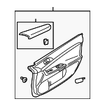 7221C610XA - : Door Trim Panel for Mitsubishi: Lancer Image