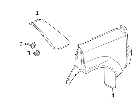Exterior Trim - Quarter Panel for 2007 Saturn Vue #0