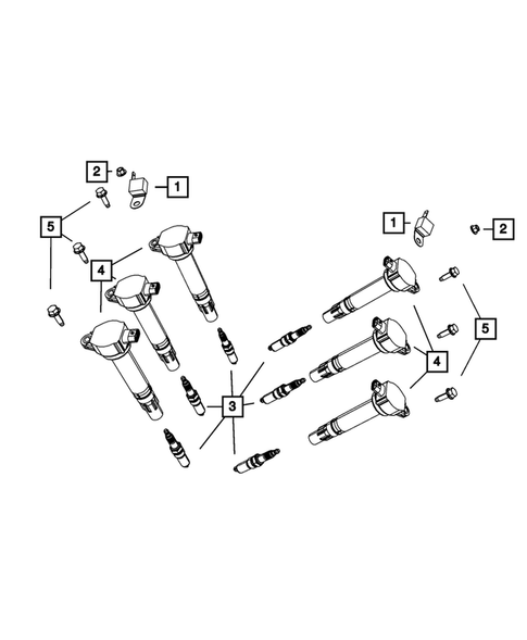 Ignition - Spark Plugs, Cables, Coils, and Glow Plugs for 2009 Dodge Journey #0