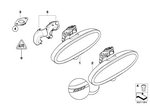 51167115941 - Vehicle Trim: Base Plate, Rear View Mirror, Interior for Mini Image