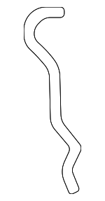 16267F0010 - Cooling System: Rear Hose for Lexus Image