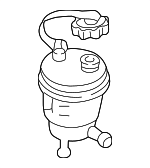 PSRC4 - Steering: Motorcraftâ„¢ Power Steering Reservoir Cap for Ford Image