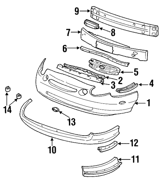 F6DZ17C757A - : Grille for Ford Image