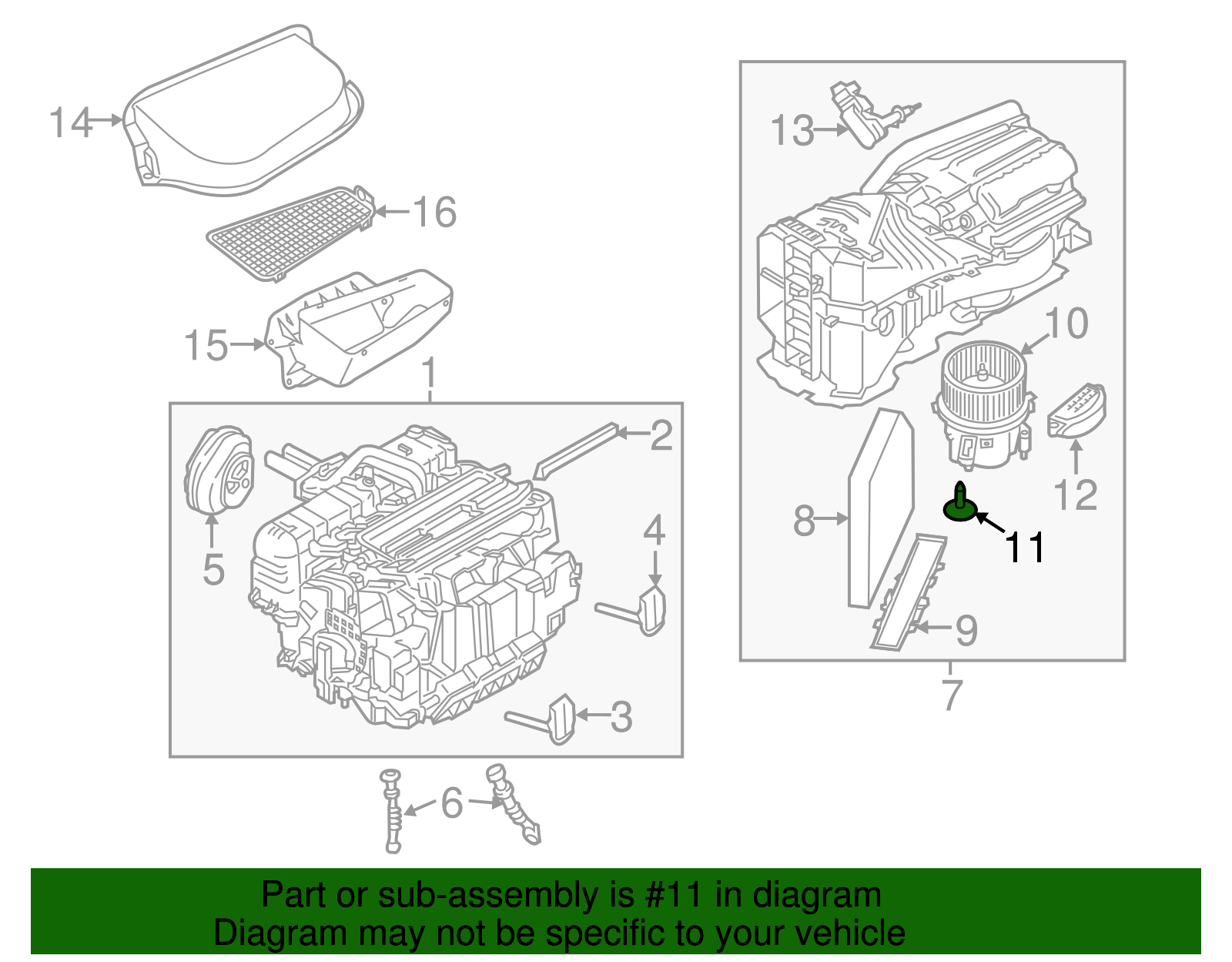 Fan & Motor Wing-Nut - Porsche (WHT-000-155)