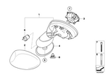 51167192470 - Vehicle Trim: Exterior Mirror Right for Mini Image