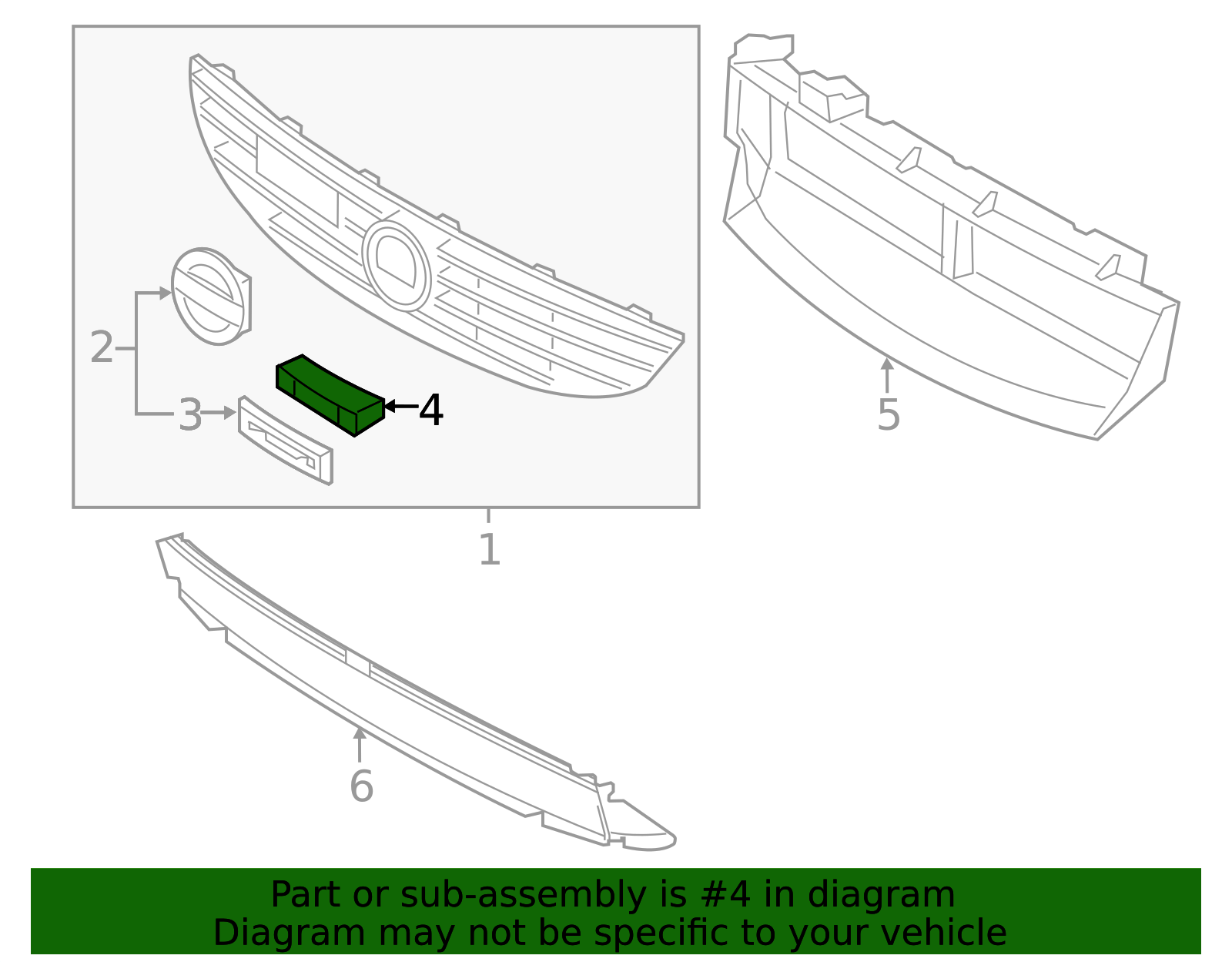 2014-2018 Volvo Grille Emblem 31386485 | AutoNation Parts