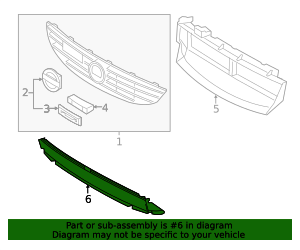 2014-2018 Volvo Lower Grille 31383657 | TascaParts.com