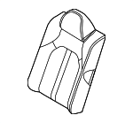 89351L0010 - Body: Seat Back Pad for Hyundai Image