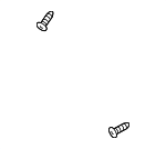 MS450177 - Body: Gate Trim Panel Screw for Mitsubishi: Eclipse, Eclipse Cross, Endeavor, Galant, Lancer, Mirage, Montero, Montero Sport, Outlander, Outlander PHEV, Outlander Sport Image