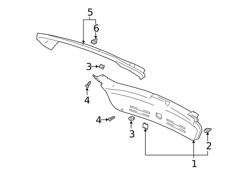 Interior Trim for 2007 Mitsubishi Endeavor #0