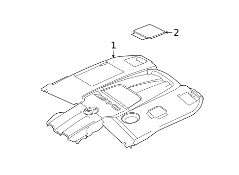 Engine Appearance Cover for 2020 Mercedes-Benz G63 AMG #0