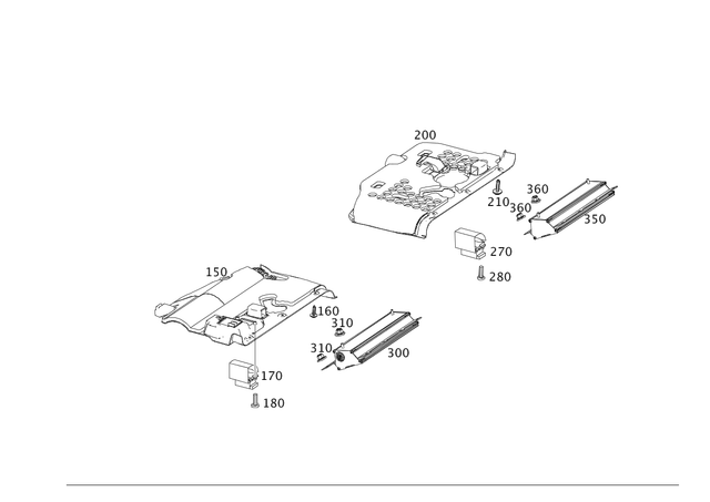 1978600502 - Panelling: Knee Airbag for Mercedes-Benz Image image