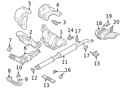 Catalytic Converter for 2001 Volvo S80 #0