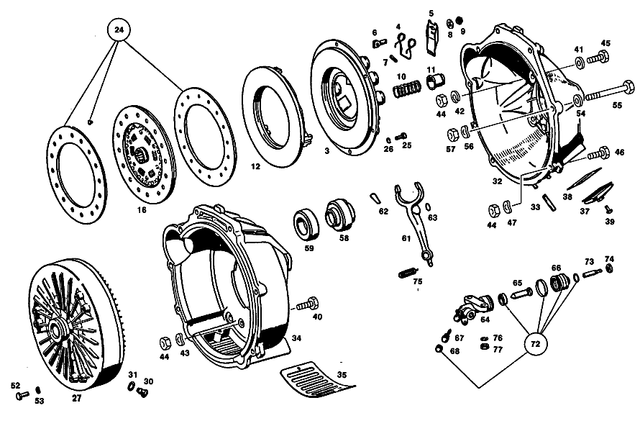 1302500902 - : Coupling, Mechanical for Mercedes-Benz: 280SL Image