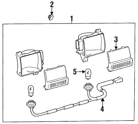 Backup Lamps for 1995 Toyota MR2 #0