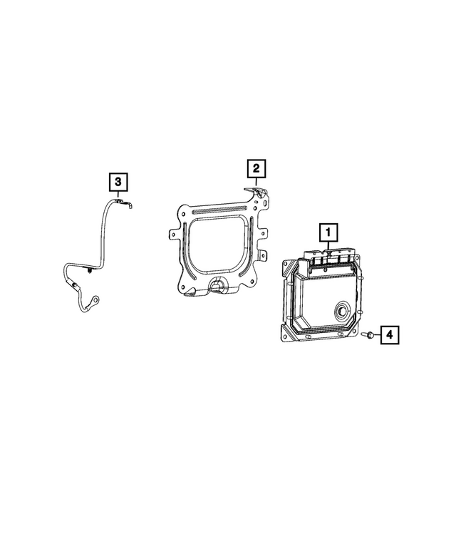 68580042AC - : Ev Control Unit Bracket for Mopar Image
