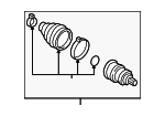 5N0498099D - Suspension: Outer Joint Assembly for Volkswagen Image