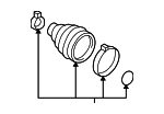 7L0498203 - Suspension: Outer Boot for Volkswagen Image