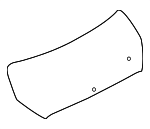 903005AA0C - Body: Lift Gate Glass for Nissan Image