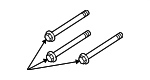 1140308803 - Cooling System: Water Pump Lower Bolt for Mopar Image
