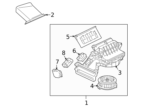 Blower Motor & Fan for 2007 Mitsubishi Eclipse #0