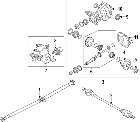 Axle Shafts & Joints for 2020 Hyundai Tucson #0
