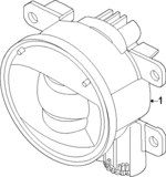 JB3Z15201D - : Fog Lamp Assembly for Ford: Ranger Image