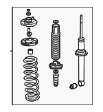 52610SDRA02 - Suspension: Suspension Strut And Coil Spring Assembly for Honda: Accord Image