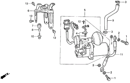 ABS Pump for 1992 Acura Vigor #0