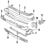 4388512 - Body: Bumper for Mopar Image