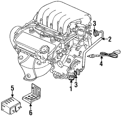EGR System for 1999 Chrysler Cirrus #0