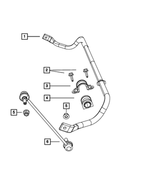 V4743669AC - Front Suspension: Stabilizer Bar Link for Mopar Image