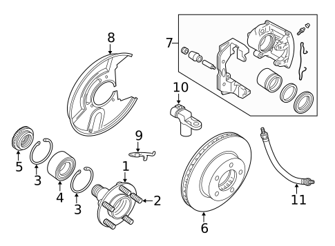Drums & Rotors for 2001 Jaguar XJ8 #0