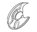 MJA1932AA - : Splash Shield for Jaguar Image