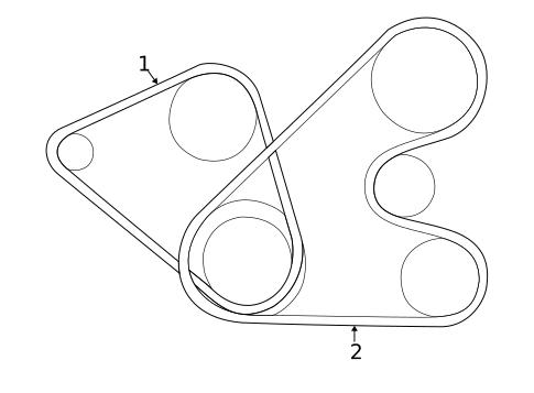 Belts & Pulleys for 2002 Mitsubishi Galant #0
