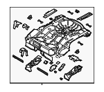 CP9Z5811215B - : Floor Pan for Ford: Focus Image