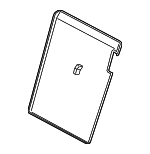 52207353651 - Body: Seat Back Panel for BMW Image