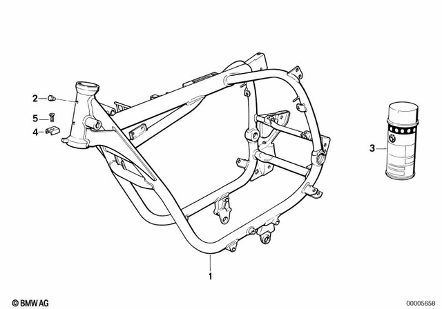 41355780222 - Frame and Mounting Parts: Blind Plug -  for BMW-Motorrad Image