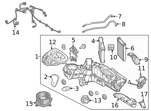 Blower Motor & Fan for 2013 Ford F-250 Super Duty #1